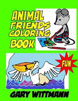 Paperback Animal Friends Coloring Book: Fun Activities, Book