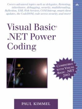 Paperback Visual Basic .Net Power Coding Book