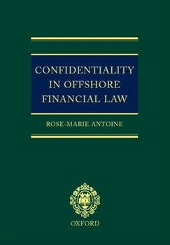 Hardcover Confidentiality in Offshore Financial Law Book