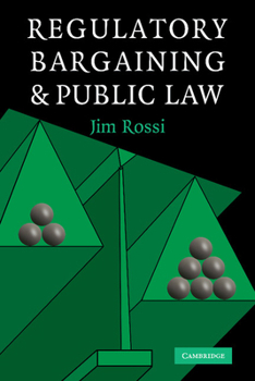 Paperback Regulatory Bargaining and Public Law Book