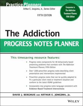 Paperback The Addiction Progress Notes Planner Book