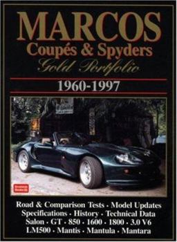 Paperback Marcos Coupes & Spyders Gold Portfolio 1960-97 Book