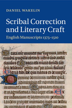 Paperback Scribal Correction and Literary Craft Book