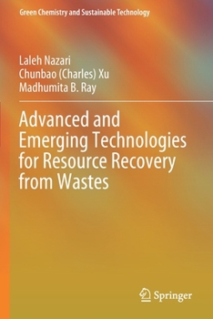 Paperback Advanced and Emerging Technologies for Resource Recovery from Wastes Book