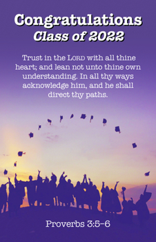 Paperback Congratulations Class of 2022 Bulletin (Pkg 100) Graduation Book