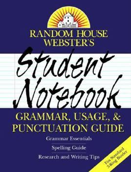 Paperback Random House Webster's Student Notebook Grammar, Usage, and Punctuation Guide Book