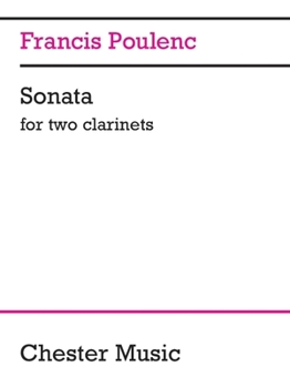 Paperback Sonata for Two Clarinets Book