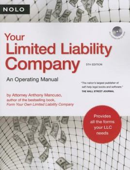 Paperback Your Limited Liability Company: An Operating Manual [With CDROM] Book