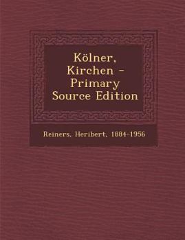 Paperback Kolner, Kirchen [German] Book