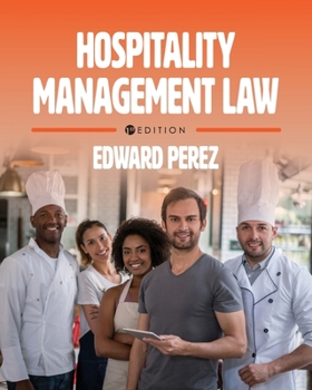 Paperback Hospitality Management Law Book