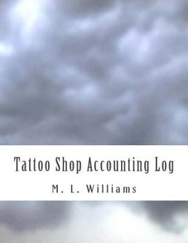 Paperback Tattoo Shop Accounting Log Book