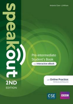Paperback Speakout 2ed Pre-intermediate Student’s Book & Interactive eBook with MyEnglishLab & Digital Resources Access Code Book