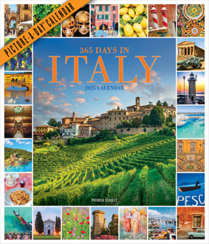 Calendar 365 Days in Italy Picture-A-Day(r) Wall Calendar 2025 Book