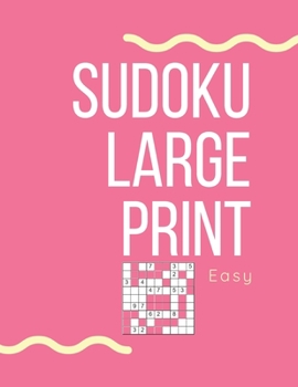 Paperback Sudoku Large Print Easy: Sudoku Puzzle Book For Seniors and Adults with 100 easy puzzles [Large Print] Book