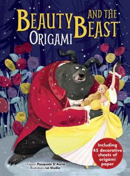 Hardcover Beauty and the Beast Origami Book