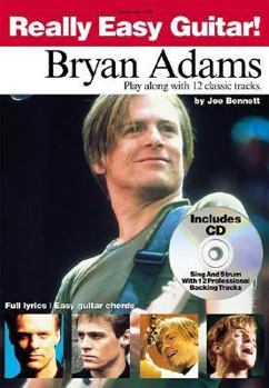 Paperback Bryan Adams - Really Easy Guitar! [With CD] Book