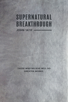 Imitation Leather Supernatural Breakthrough Journal Book