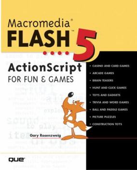 Paperback Macromedia Flash 5 ActionScript Fun and Games Book