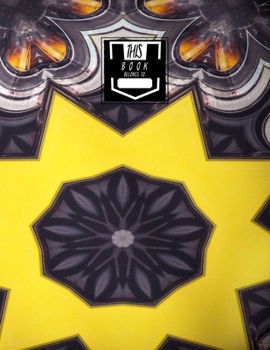 Paperback Notebook: Yellow Posy - Wide Ruled, Lined, Large Notebook Book