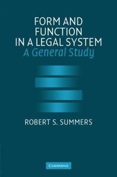 Paperback Form and Function in a Legal System: A General Study Book