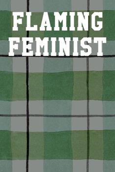 Paperback Flaming Feminist: Graph Paper Notebook 6"x9" 120 Pages Book