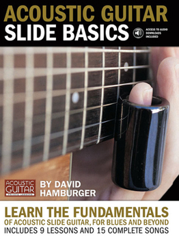 Paperback Acoustic Guitar Slide Basics Book/Online Audio Book