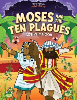 Paperback Moses and the Ten Plagues Activity Book