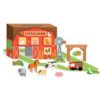 Misc. Little Farm Wind Up and Go Play Set Book