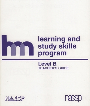 Paperback Level B: Teacher's Guide: hm Learning & Study Skills Program Book