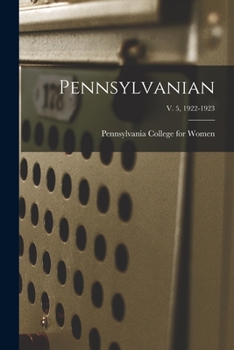 Paperback Pennsylvanian; v. 5, 1922-1923 Book