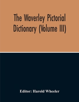 Paperback The Waverley Pictorial Dictionary (Volume Iii) Book