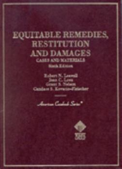 Hardcover Cases and Materials on Equitable Remedies, Restitution and Damages Book