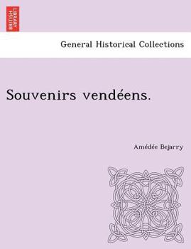 Paperback Souvenirs Vendeens. [French] Book