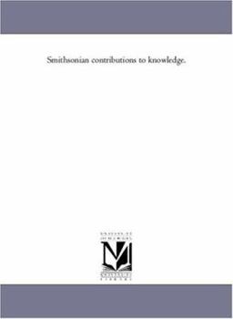 Paperback Smithsonian Contributions to Knowledge. Book
