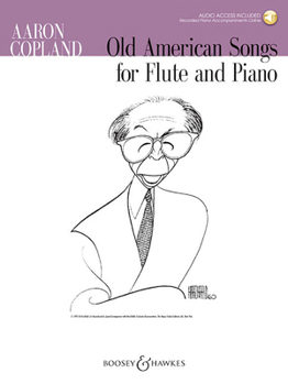Paperback Old American Songs: Flute and Piano Book