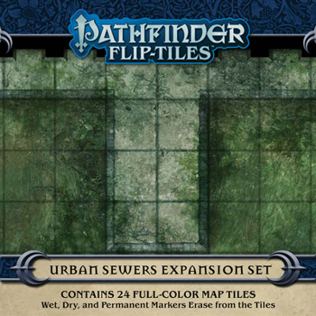 Board Game Pathfinder Flip-Tiles: Urban Sewers Expansion Book