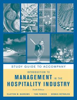 Paperback Study Guide to Accompany Introduction to Management in the Hospitality Industry, 10e Book