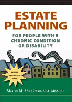 Paperback Estate Planning for People with a Chronic Condition or Disability Book