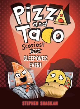Library Binding Pizza and Taco: Scariest Sleepover Ever!: (A Graphic Novel) Book