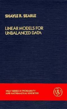 Hardcover Linear Models for Unbalanced Data Book