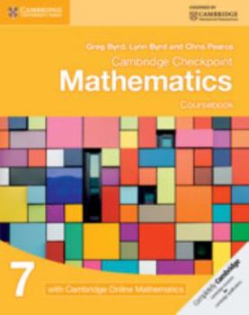 Paperback Cambridge Checkpoint Mathematics Coursebook 7 with Cambridge Online Mathematics (1 Year) Book