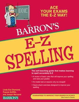 Paperback Barron's E-Z Spelling Book