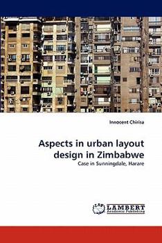 Paperback Aspects in Urban Layout Design in Zimbabwe Book