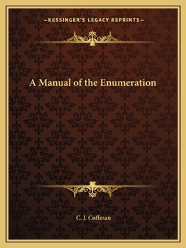 Paperback A Manual of the Enumeration Book