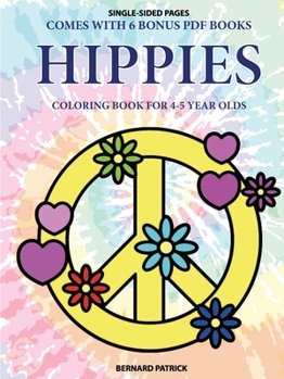 Paperback Coloring Book for 4-5 Year Olds (Hippies) Book