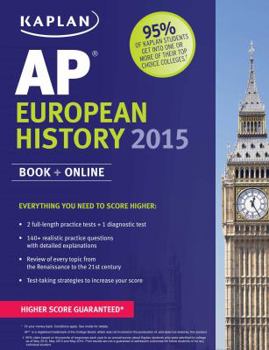 Paperback Kaplan AP European History 2015 Book