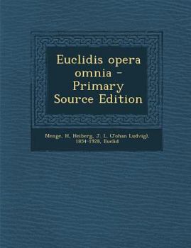 Paperback Euclidis Opera Omnia [Latin] Book