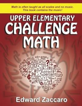 Paperback Upper Elementary Challenge Math: Grades 3-5 Book