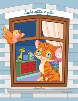 Paperback Lindos gatitos y gatos libro para colorear 1, 2 & 3 [Spanish] Book