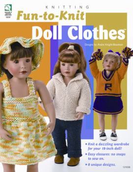 Paperback Fun-To-Knit Doll Clothes Book